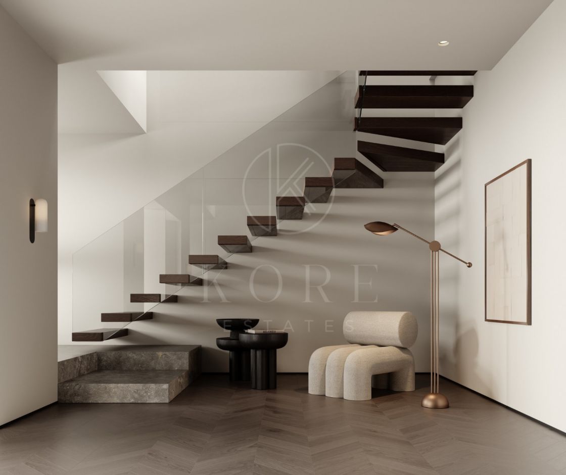 Charming duplex penthouse in a picturesque gated community