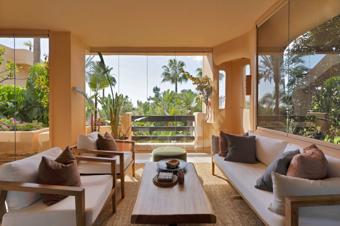 Hermoso apartamento en la Milla de Oro de Marbella.