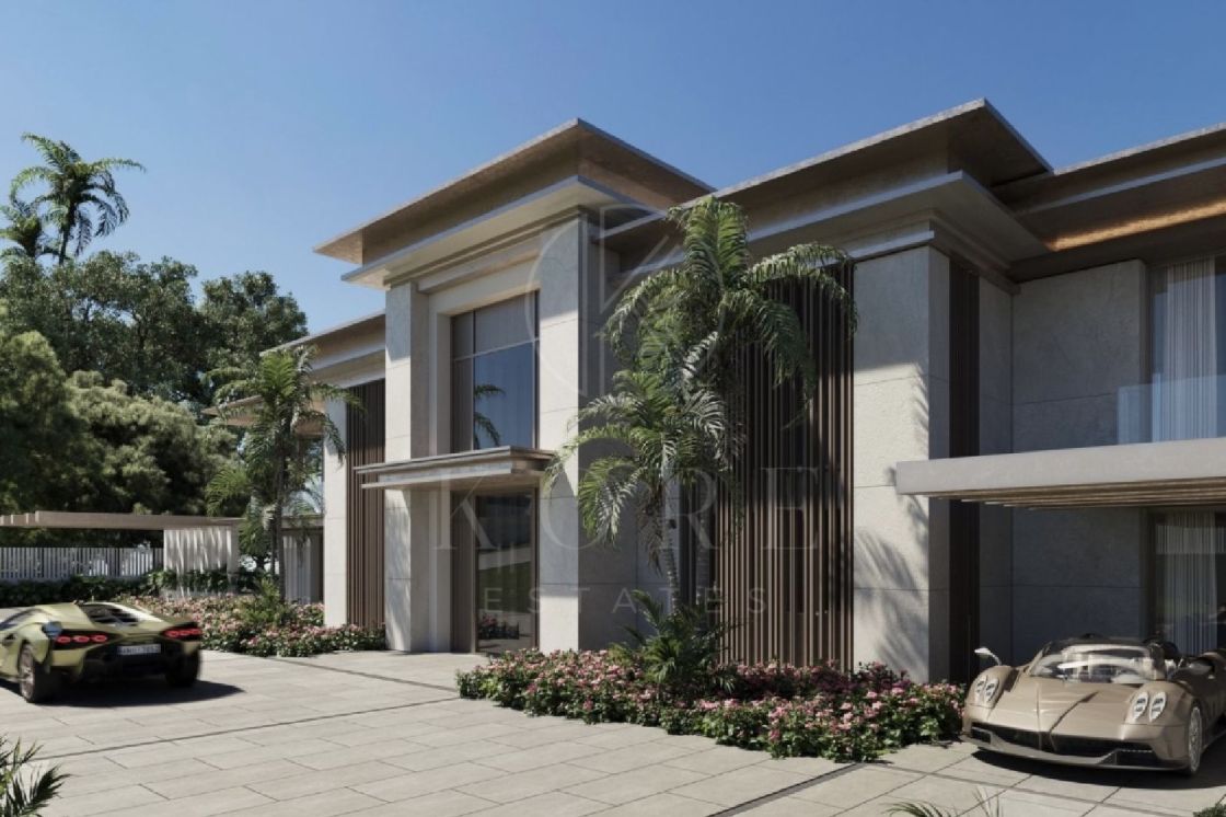 Exquisito Proyecto de Villa de Lujo con Vistas al Golf y Mar en Marbella Club Golf Resort, Benahavís