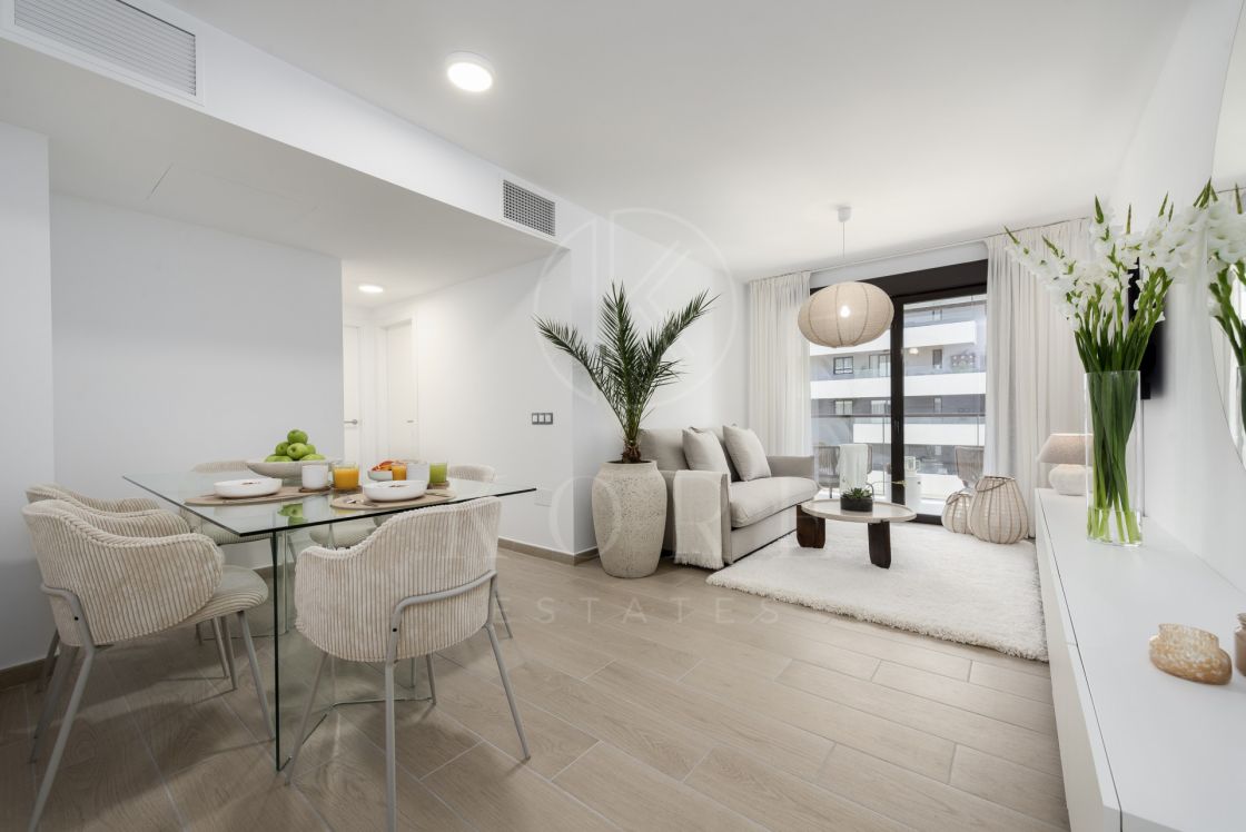Apartamento moderno de 2 dormitorios en el borde del casco antiguo de Estepona