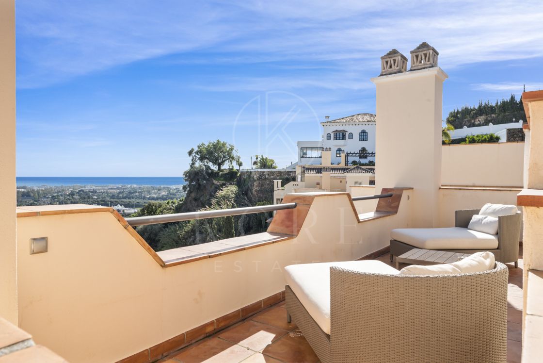 Luxury Duplex Penthouse in Los Almendros, Benahavís with Panoramic Sea Views