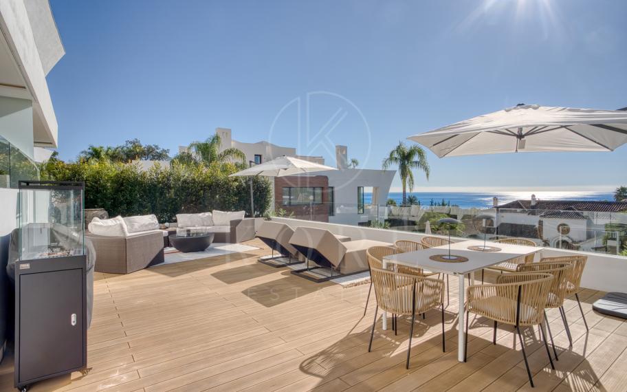 Exceptional four bedroom, south facing luxurious property in the prestigious La Reserva De Sierra Blanca, Marbella - with stunning sea views