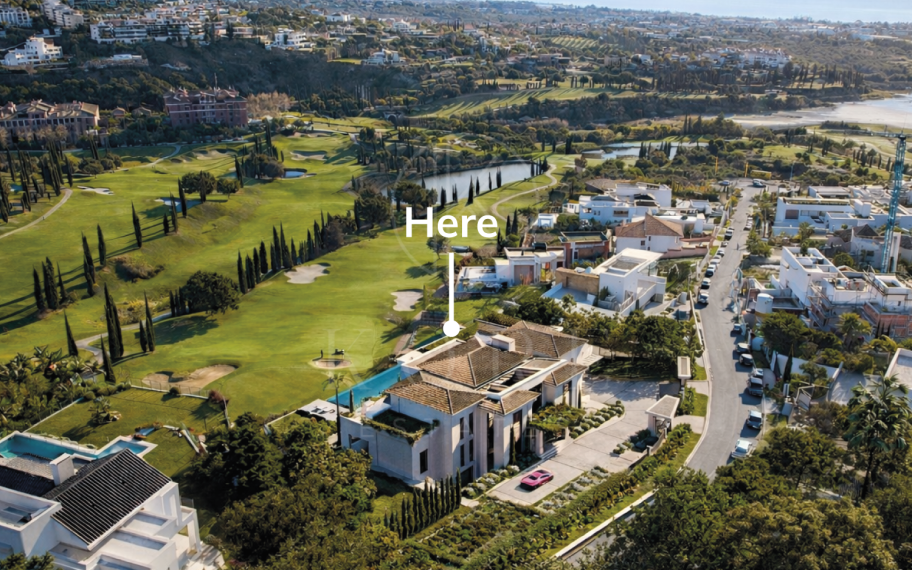 Exclusive Luxury Villa Project with Panoramic Sea Views on the Frontline of Golf in Los Flamingos, Benahavís