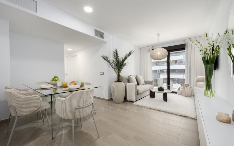 Apartamento moderno de 2 dormitorios en el borde del casco antiguo de Estepona