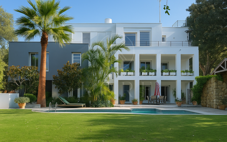 Elegante villa con jardín privado y piscina en Sotogrande Alto Central