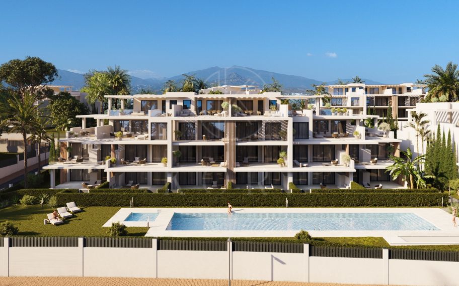 Lujosos apartamentos y áticos a poca distancia de la playa