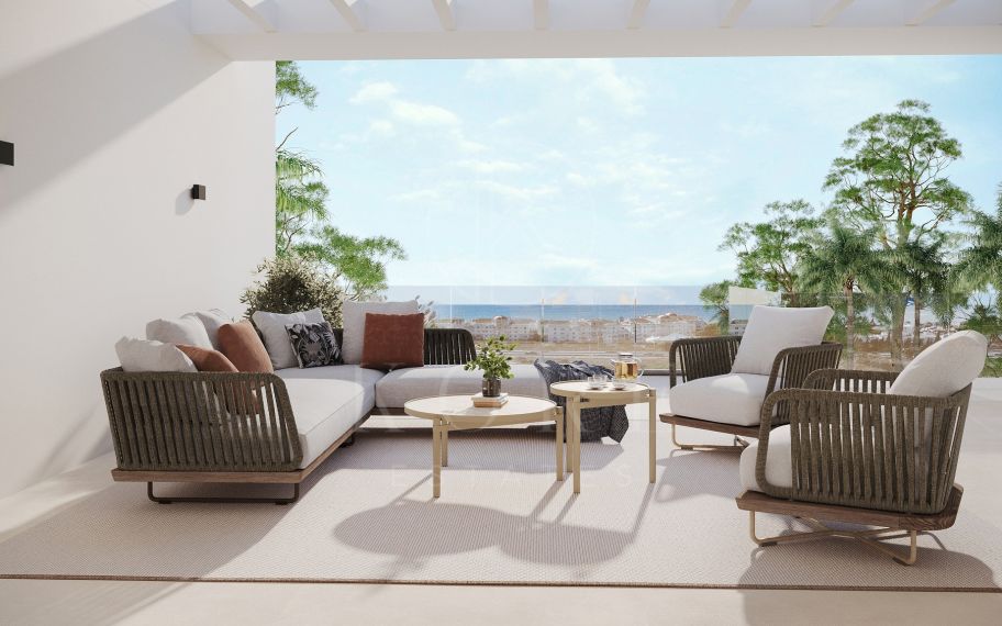 Exclusivos apartamentos con vistas al mar en la prestigiosa Nueva Milla de Oro de Estepona