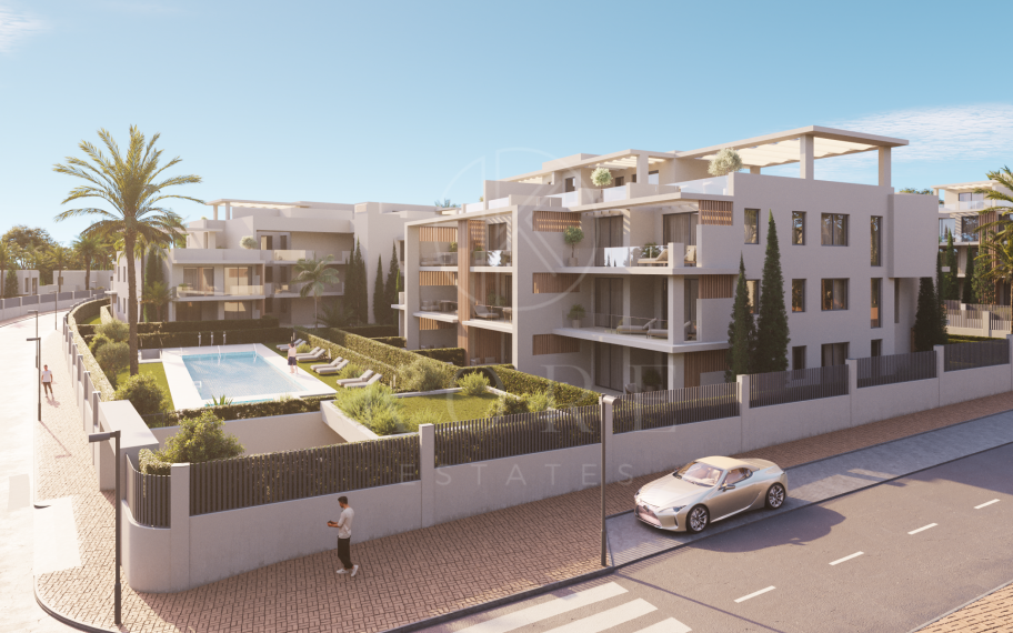 Exclusivos apartamentos con vistas al mar en la prestigiosa Nueva Milla de Oro de Estepona