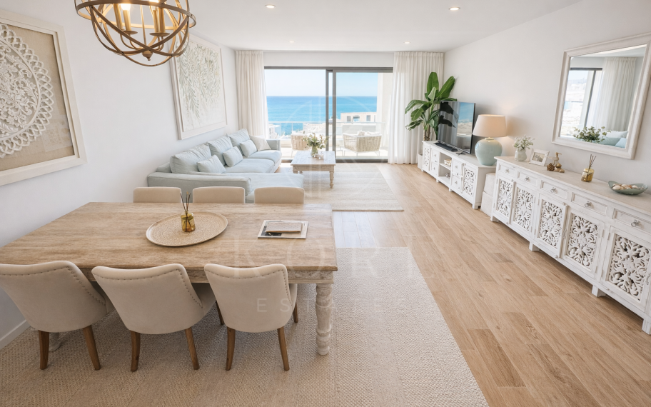 Impresionante apartamento con vistas al mar en The Links II, Alcaidesa - Se vende completamente amueblado