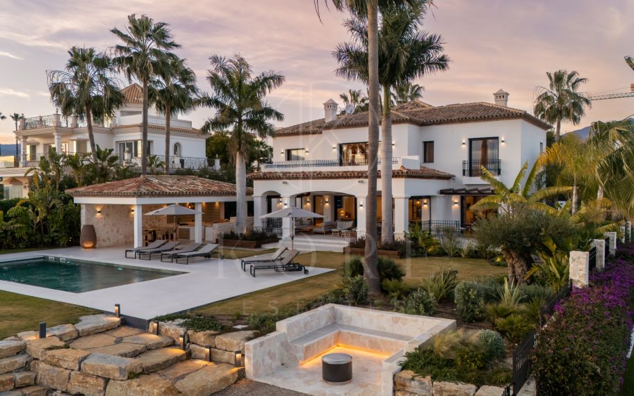 Exquisita obra maestra andaluza moderna con vistas panorámicas al mar – Los Flamingos, Benahavís